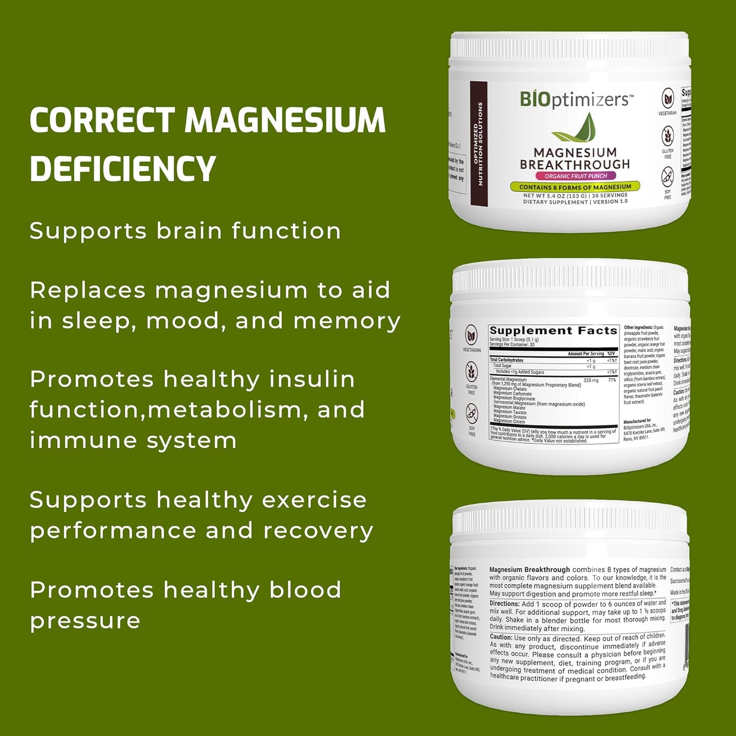 Magnesium Breakthrough Drink (Raspberry Lemonade)